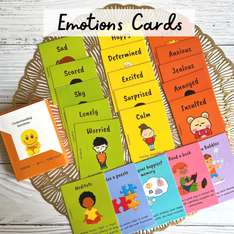 Buy Emotional Cards Online For Age 3 to 8 Years Children - Thinkle Buds