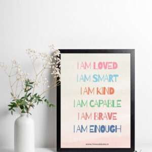 I am Poster(8 * 6 in)