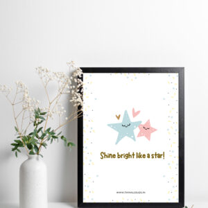 Shine bright like a Star (8 * 6 in)